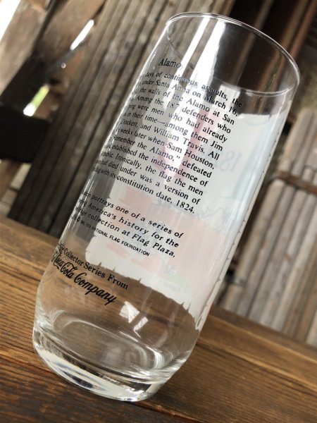画像4: 70s Vintage Coca Cola Heritage Glass Alamo (A337) 　 (4)