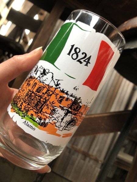 画像8: 70s Vintage Coca Cola Heritage Glass Alamo (A337) 　 (8)