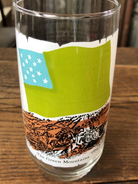 画像8: 70s Vintage Coca Cola Heritage Glass The Green Mountains (A336) 　 (8)