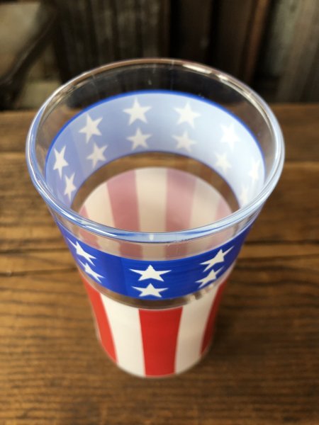 画像3: Vintage Groovy American Old Glory Stars and Stripes Glass 22 (A330) 　 (3)