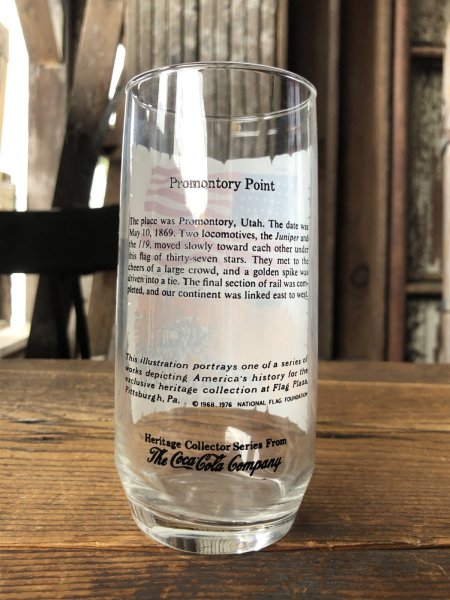画像3: 70s Vintage Coca Cola Heritage Glass Promontory Point (A339) 　 (3)