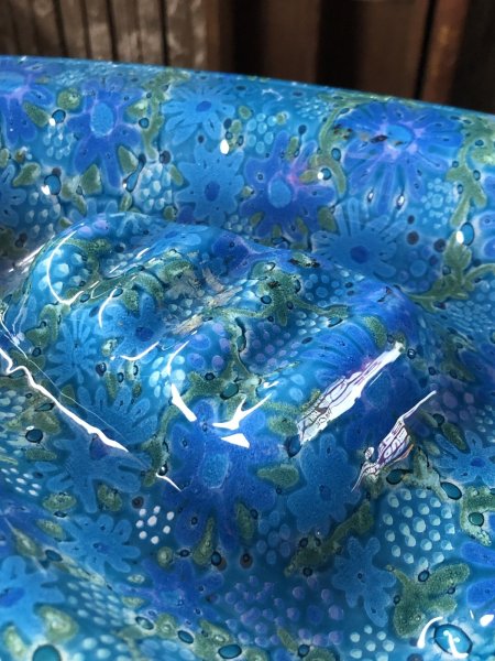 画像4: Vintage MCM Ceramic Ashtray Higgins Country Garden (A344)  (4)