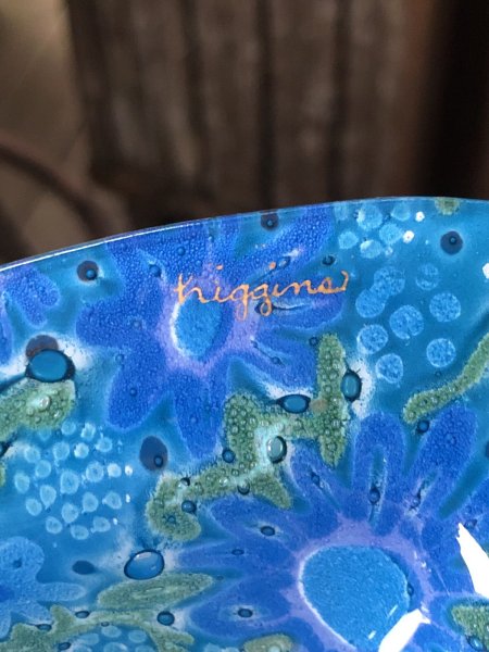 画像2: Vintage MCM Ceramic Ashtray Higgins Country Garden (A344)  (2)