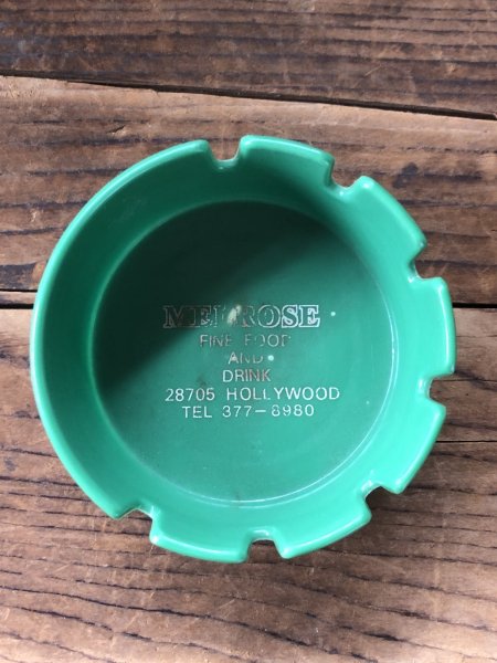 画像2: Vintage MELROSE Fine Food and Drink Melamine Ashtray (A347)  (2)