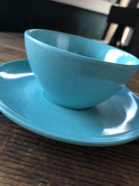 画像4: Vintage BRANCHELL Melmac Turquoise blue C/S (A350) (4)