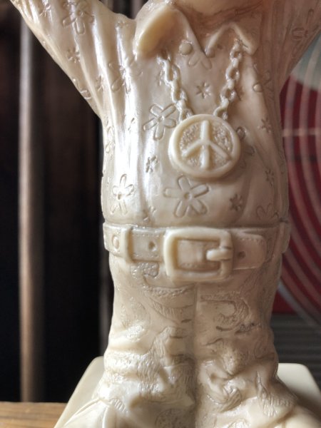 画像7: 70s Vintage Russ and Berry PEACE Sillisculpts Figure Message Doll (A361)  (7)