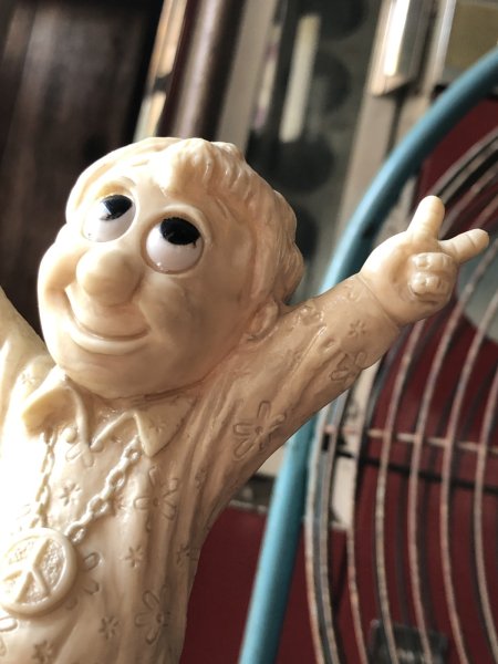 画像10: 70s Vintage Russ and Berry PEACE Sillisculpts Figure Message Doll (A361)  (10)