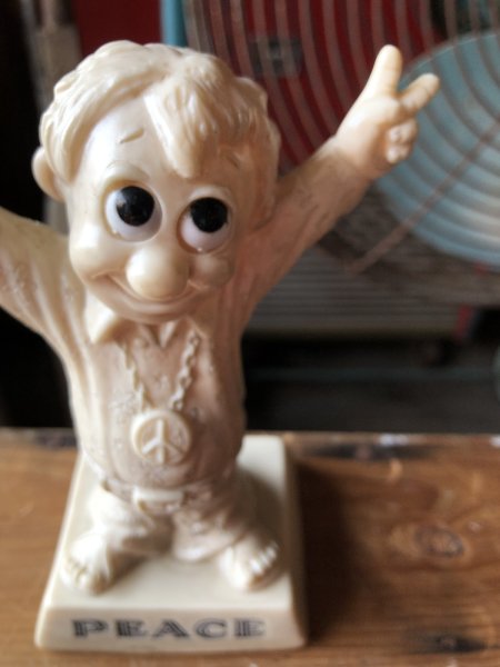 画像9: 70s Vintage Russ and Berry PEACE Sillisculpts Figure Message Doll (A361)  (9)
