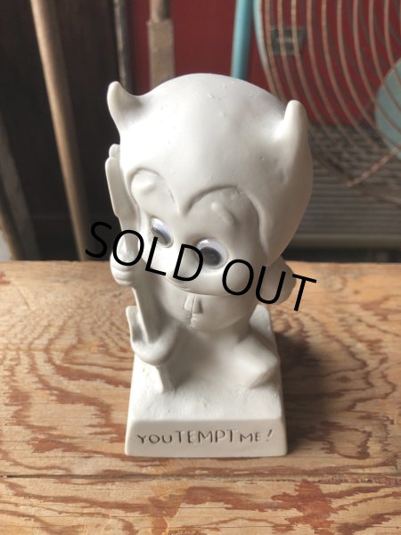 画像5: 70s Vintage American Greetings Co WHITE DEVIL Message Doll " YOU TEMPT ME! " (A362)  (5)
