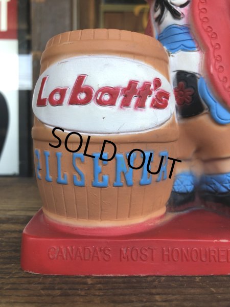 画像6: 70s Vintage LABATT'S PILSNER Beer Advertising Vinyl Doll (A364) (6)