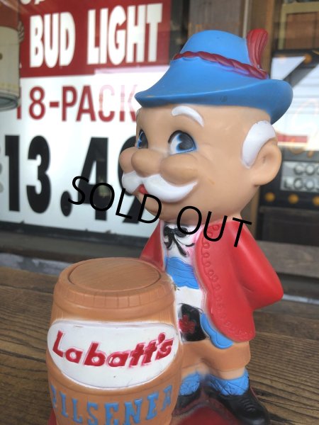 画像12: 70s Vintage LABATT'S PILSNER Beer Advertising Vinyl Doll (A364) (12)