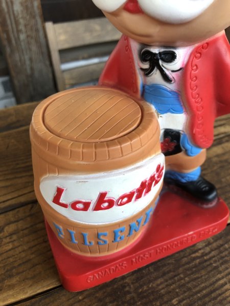 画像7: 70s Vintage LABATT'S PILSNER Beer Advertising Vinyl Doll (A364) (7)