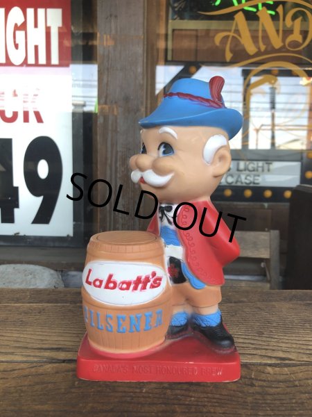 画像2: 70s Vintage LABATT'S PILSNER Beer Advertising Vinyl Doll (A364) (2)