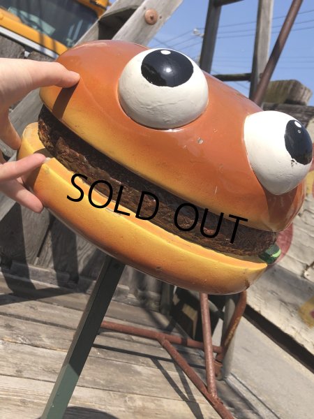 画像9: Vintage Original McDonalds Playland Setmakers Hamburger Patch Stool Chair (A366) (9)