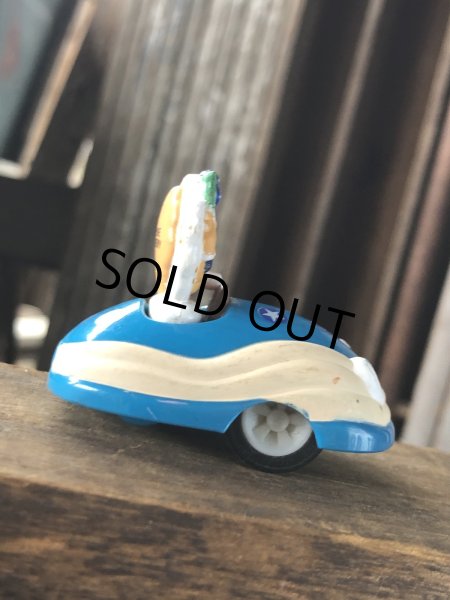 画像4: 90s Vintage IHOP Pancake Kids Meal Toy Pull-Back Car Bonnie Blueberry (A372) (4)