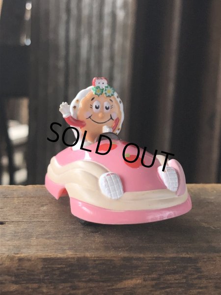 画像1: 90s Vintage IHOP Pancake Kids Meal Toy Pull-Back Car Cynthia Cinnamon Apple (A368) (1)