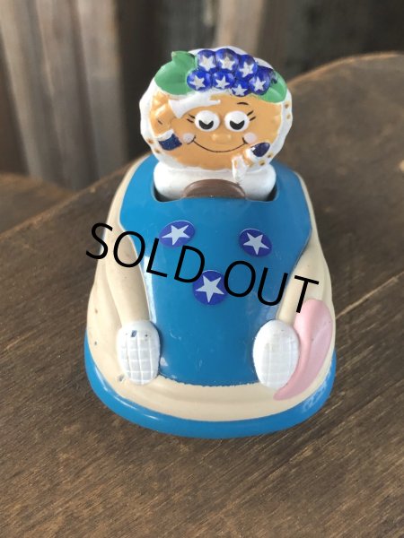 画像6: 90s Vintage IHOP Pancake Kids Meal Toy Pull-Back Car Bonnie Blueberry (A372) (6)