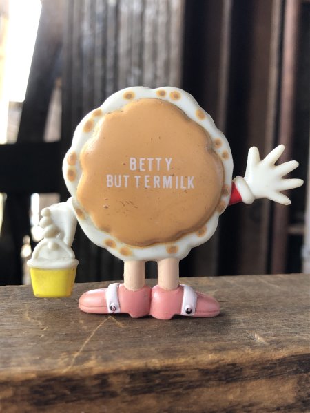 画像3: 90s Vintage IHOP Pancake Kids Meal Toy PVC Betty Buttermilk (A376) (3)