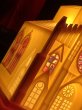 画像27: 50s Vintage Raylite Lighted Musical Windup Church (A382) (27)