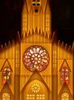 画像28: 50s Vintage Raylite Lighted Musical Windup Church (A382) (28)