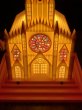 画像5: 50s Vintage Raylite Lighted Musical Windup Church (A382) (5)