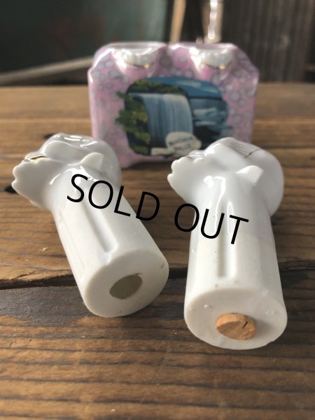 画像10: Vintage Nodding Skulls Salt and Pepper Ceramic Shakers Made in JAPAN (A389) (10)