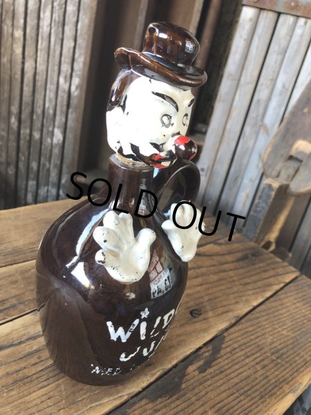画像4: Vintage WILD CAT Juice Decanter Jug Bottle (A391) (4)