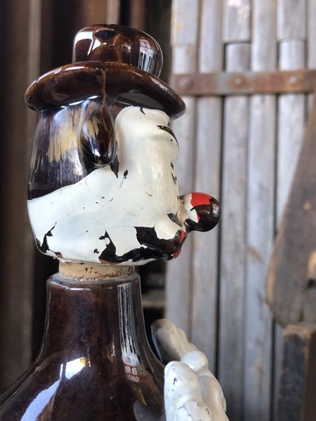 画像10: Vintage WILD CAT Juice Decanter Jug Bottle (A391) (10)