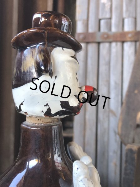 画像10: Vintage WILD CAT Juice Decanter Jug Bottle (A391) (10)