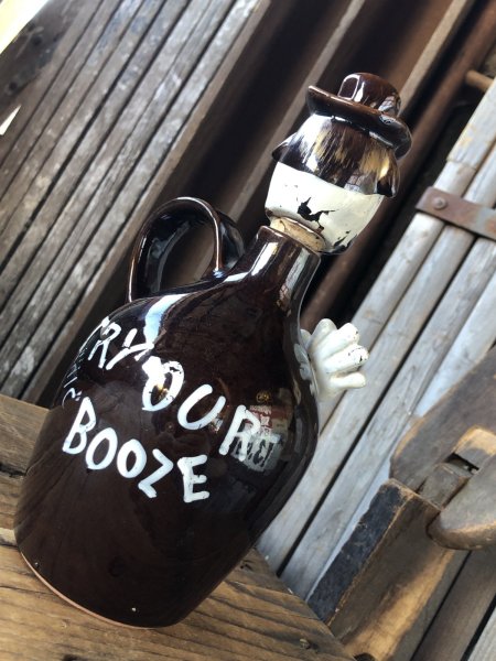 画像13: Vintage WILD CAT Juice Decanter Jug Bottle (A391) (13)