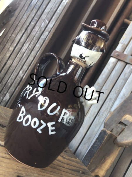 画像13: Vintage WILD CAT Juice Decanter Jug Bottle (A391) (13)
