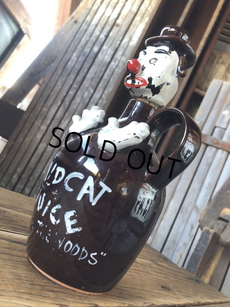 画像2: Vintage WILD CAT Juice Decanter Jug Bottle (A391) (2)