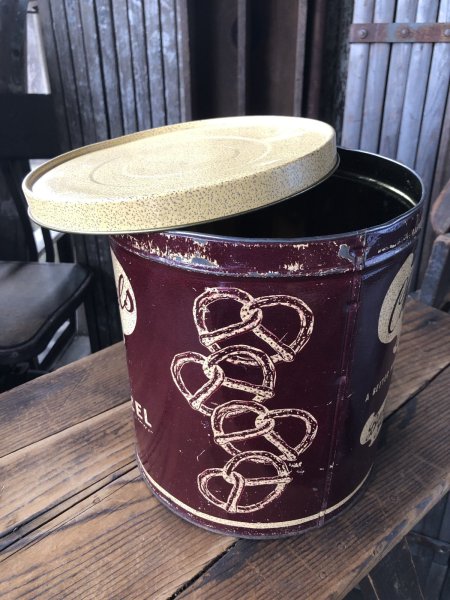 画像4: Vintage Charles Chips Advertising Pretzels Tin Can (A392) (4)