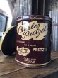 画像3: Vintage Charles Chips Advertising Pretzels Tin Can (A392) (3)