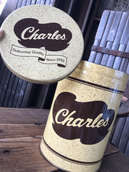 画像7: Charles Chips Advertising Tin Can (A398) (7)