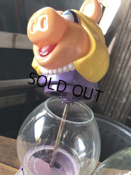 画像13: 00s The Muppet Show Kermit the Frog and Miss Piggy Gumball Machines (A400) (13)