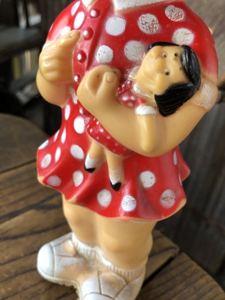 画像9: 50s Vintage Sweetie Pie Squeaky Rubber Toy (A401) (9)