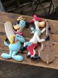 画像11: 70s Vintage Hanna Barbera Quick Draw McGraw / Huckleberry Hound Plastic Wall Hangings Plaques (A402)  (11)