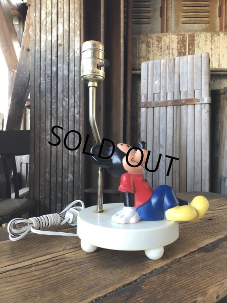 画像3: 70s Vintage Disney Mickey Mouse Night Lamp (A404) (3)