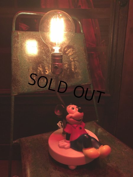 画像13: 70s Vintage Disney Mickey Mouse Night Lamp (A404) (13)