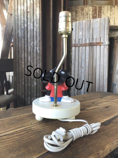 画像2: 70s Vintage Disney Mickey Mouse Night Lamp (A404) (2)