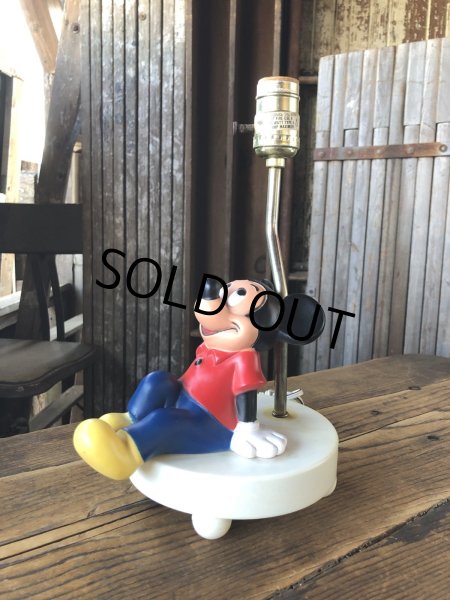 画像1: 70s Vintage Disney Mickey Mouse Night Lamp (A404) (1)