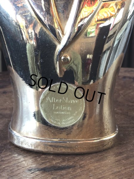 画像6: 40s Vintage Advertising HIS Men's After Shave Lotion Bottle Rare Gold Ver (A408)  (6)