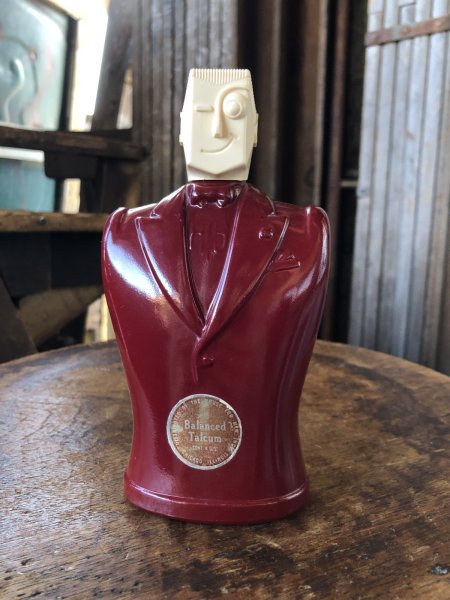 画像1: 40s Vintage Advertising HIS Men's Balanced Talcum Bottle (A404)  (1)