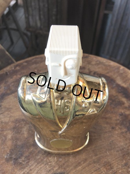 画像10: 40s Vintage Advertising HIS Men's After Shave Lotion Bottle Rare Gold Ver (A408)  (10)