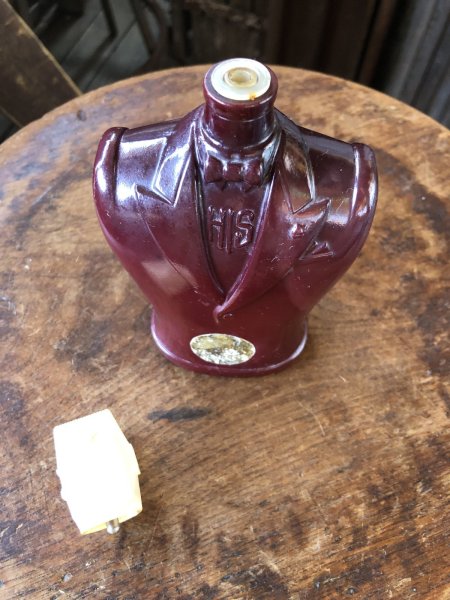 画像10: 40s Vintage Advertising HIS Men's Cologne Bottle (A406)  (10)
