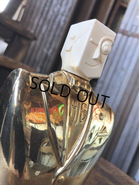 画像8: 40s Vintage Advertising HIS Men's After Shave Lotion Bottle Rare Gold Ver (A408)  (8)