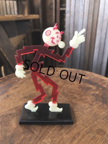 画像3: 〜50s Vintage REDDY KILOWATT Standing Business Card Holder Figure (A415) (3)