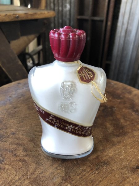 画像1: 40s Vintage Advertising HIS Men's Shave Powder Bottle (A411)  (1)