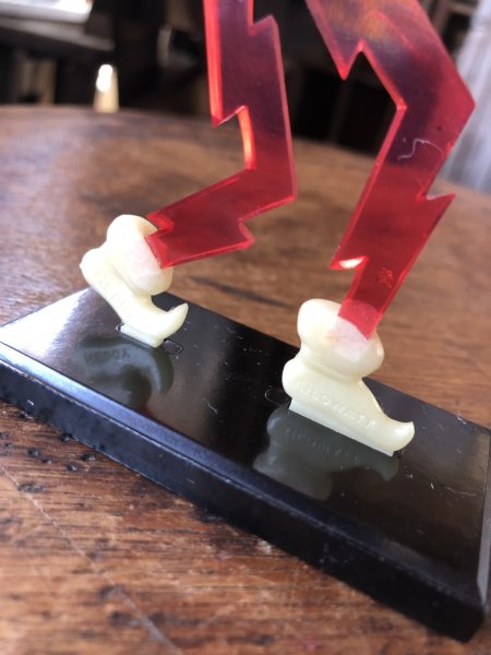画像8: 〜50s Vintage REDDY KILOWATT Standing Business Card Holder Figure (A418) (8)